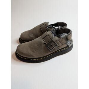 Dr. Martens Gray Flats with Buckle
